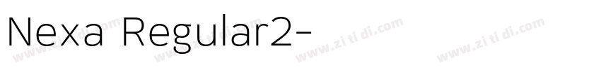 Nexa Regular2字体转换